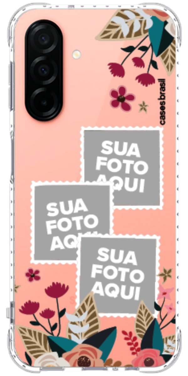 Capinha para Celular Recortes Floridos