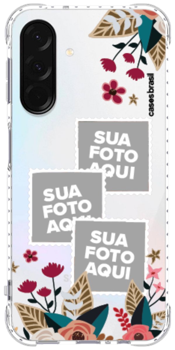 Capinha para Celular Recortes Floridos