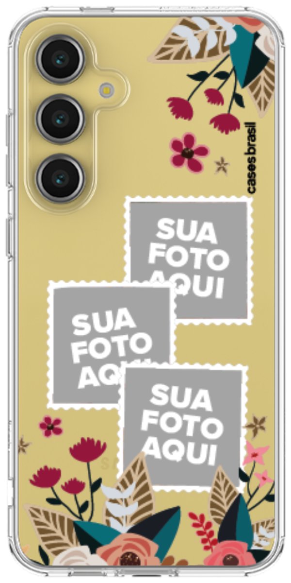 Capinha para Celular Recortes Floridos