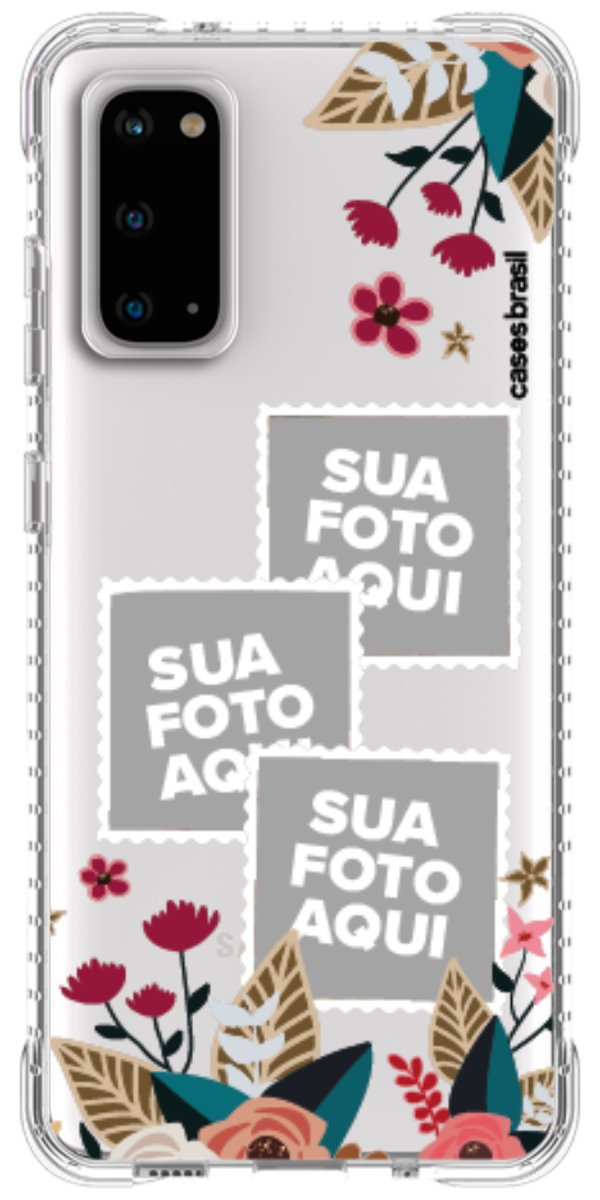 Capinha para Celular Recortes Floridos