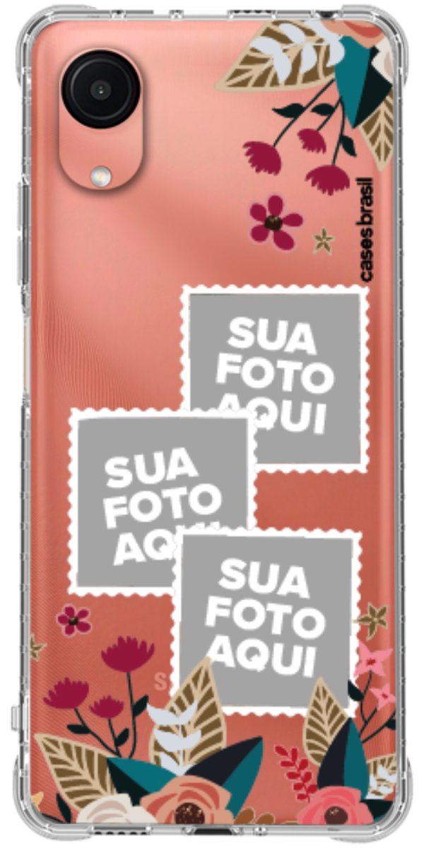 Capinha para Celular Recortes Floridos