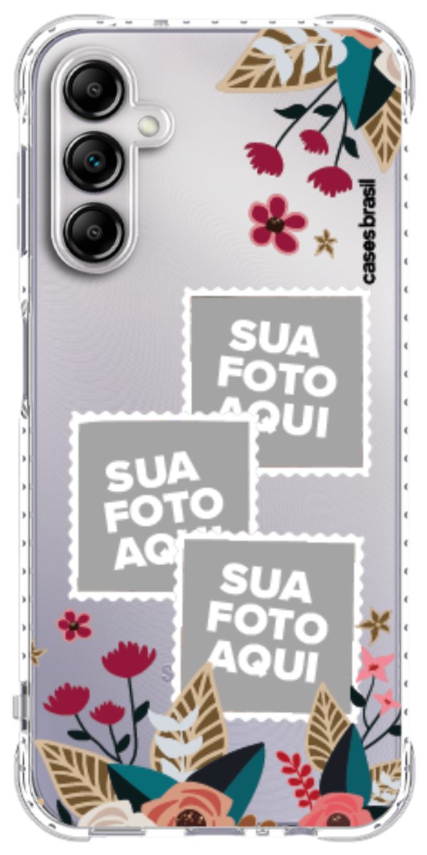 Capinha para Celular Recortes Floridos