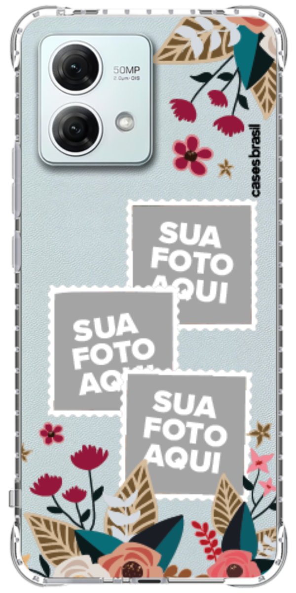 Capinha para Celular Recortes Floridos