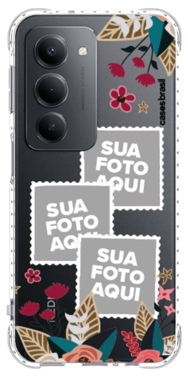 Capinha para Celular Recortes Floridos