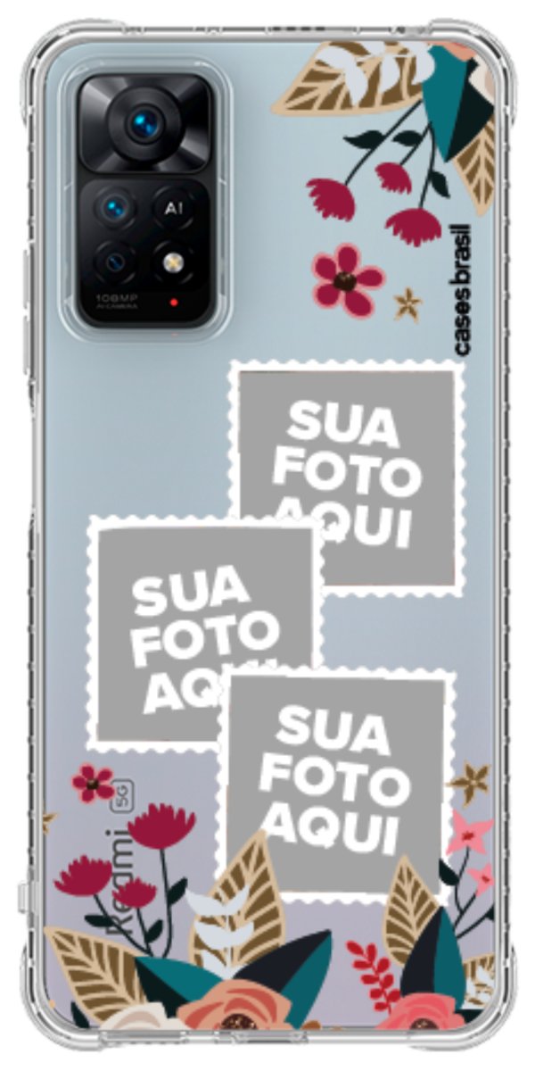 Capinha para Celular Recortes Floridos
