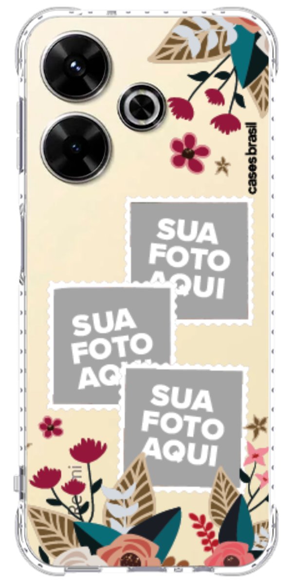 Capinha para Celular Recortes Floridos
