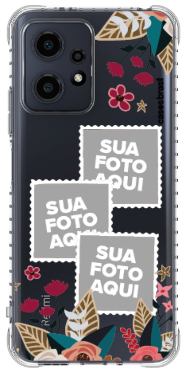 Capinha para Celular Recortes Floridos