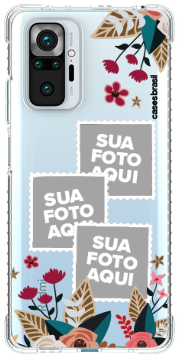 Capinha para Celular Recortes Floridos