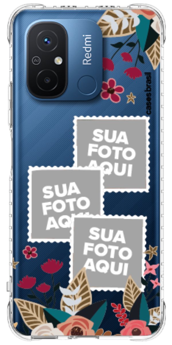 Capinha para Celular Recortes Floridos