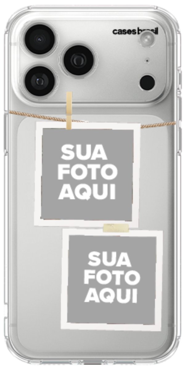 Capinha para Celular Varal de Memórias