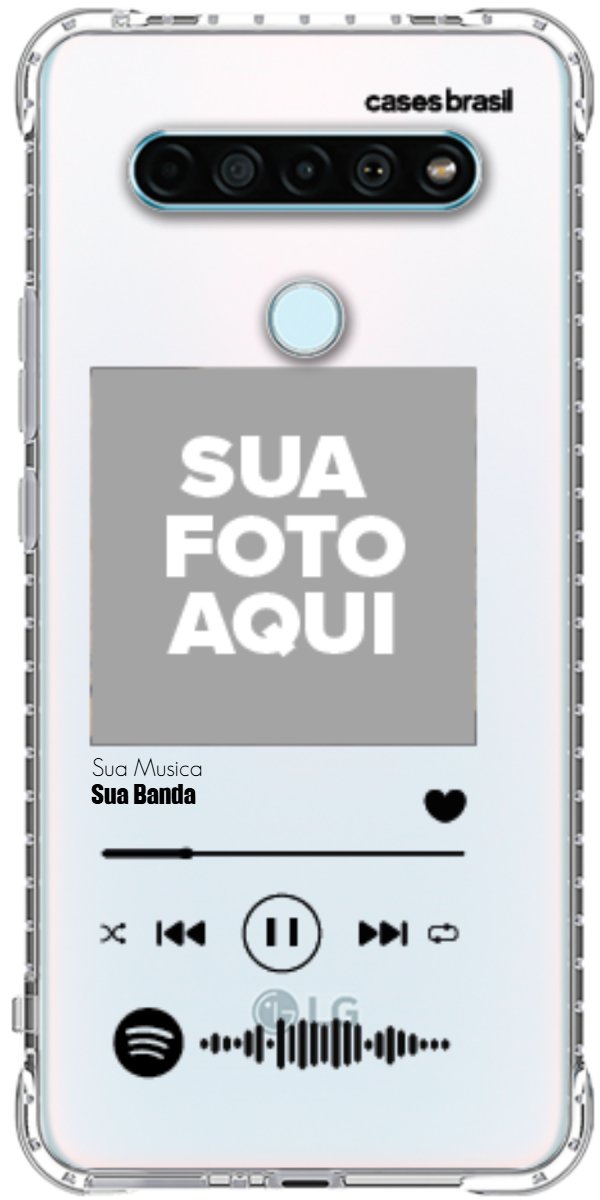 Capinha para Celular Polaroid com Sua Música