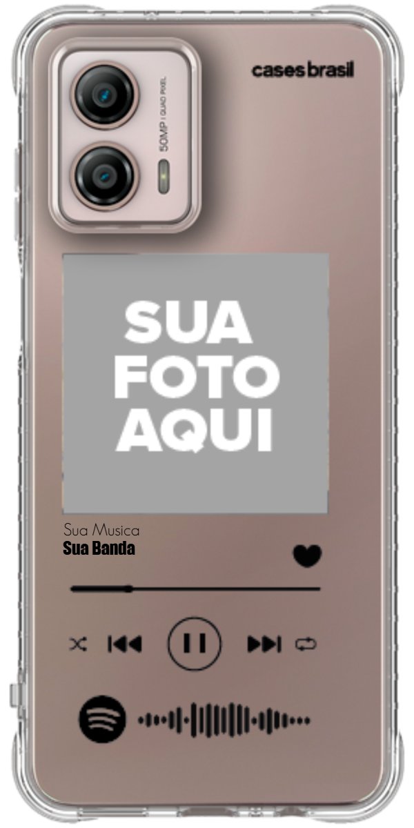 Capinha para Celular Polaroid com Sua Música
