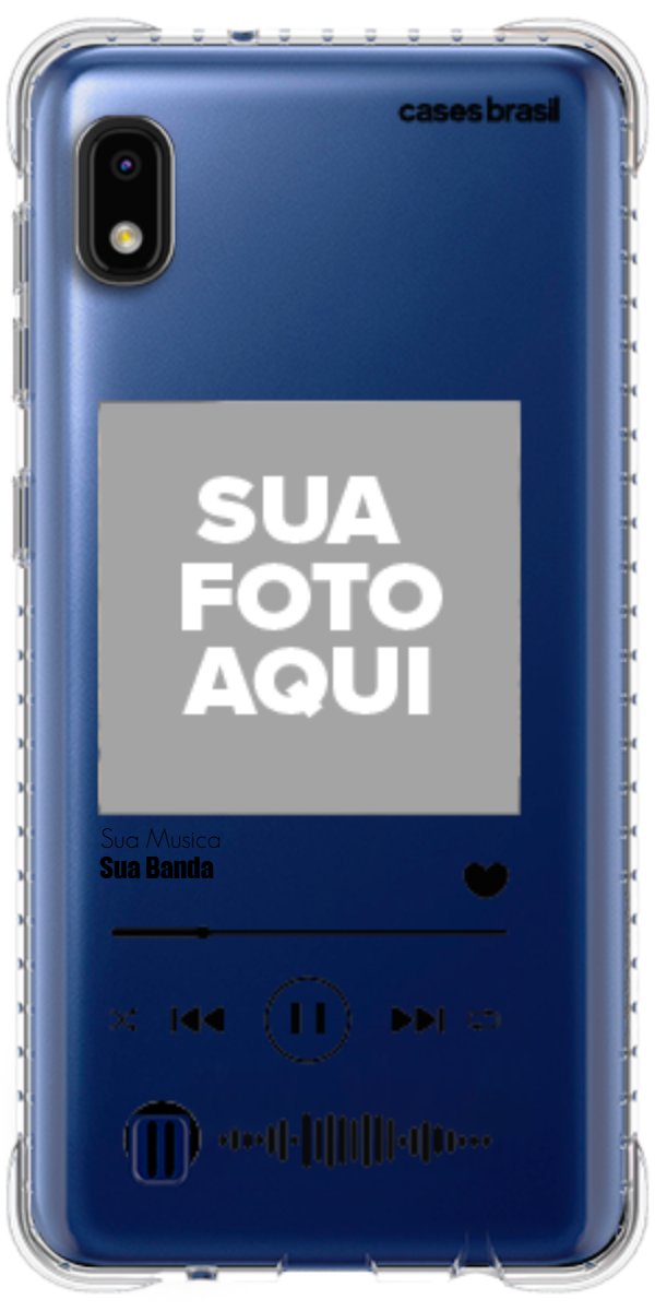 Capinha para Celular Polaroid com Sua Música