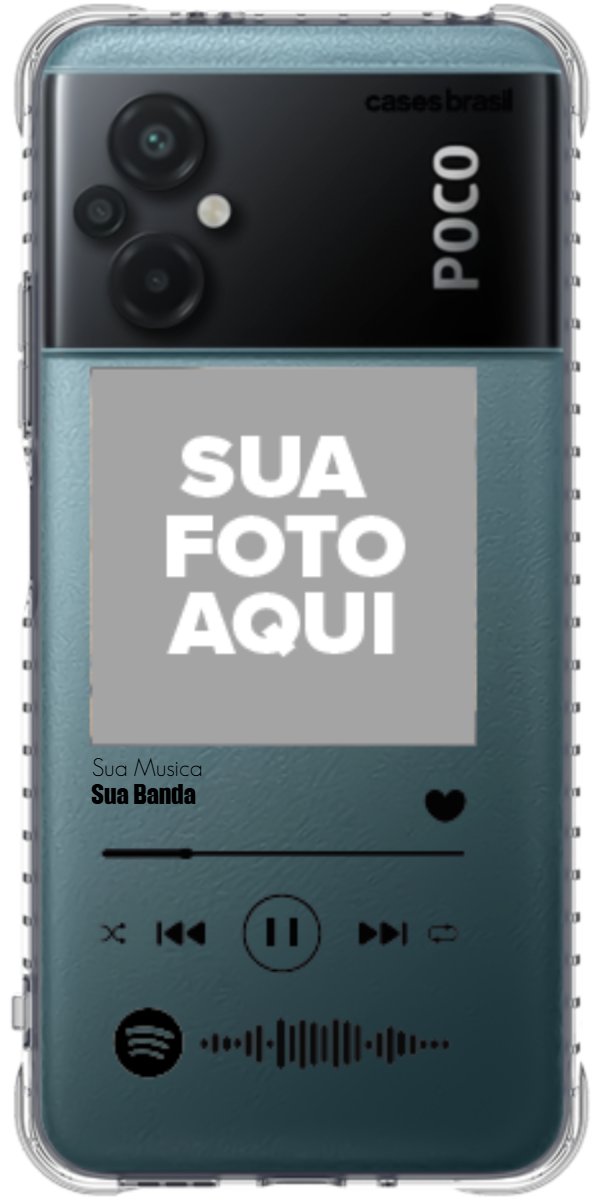 Capinha para Celular Polaroid com Sua Música