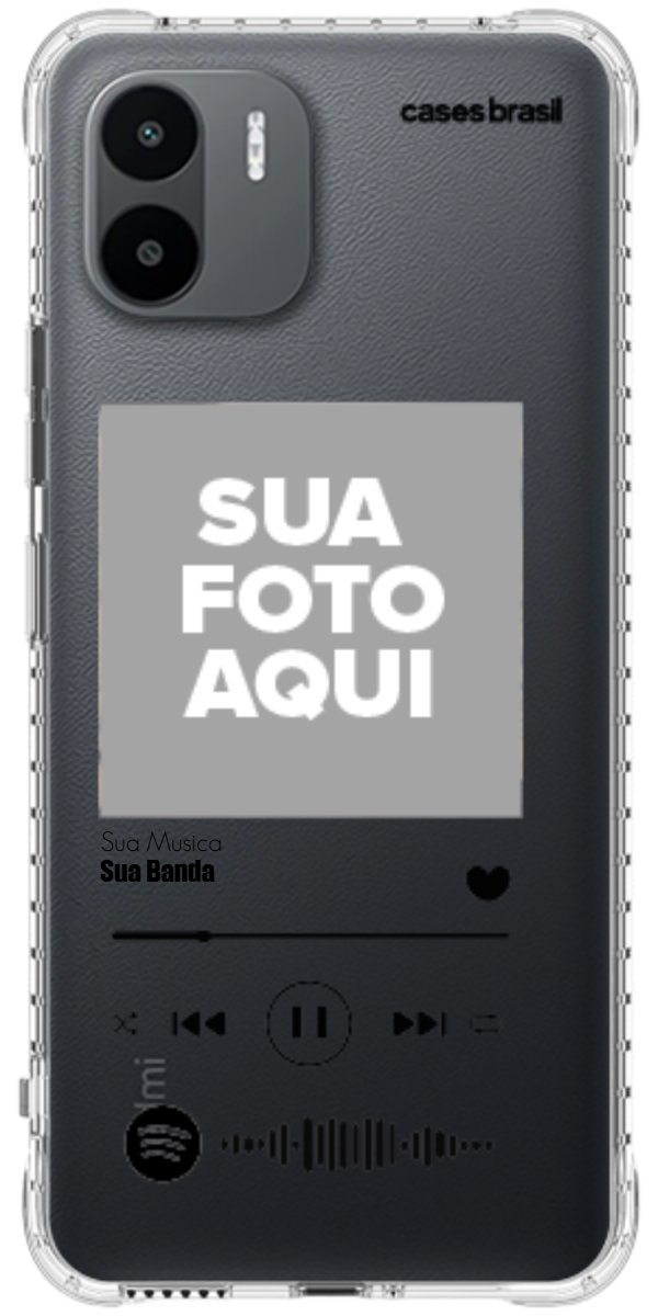 Capinha para Celular Polaroid com Sua Música