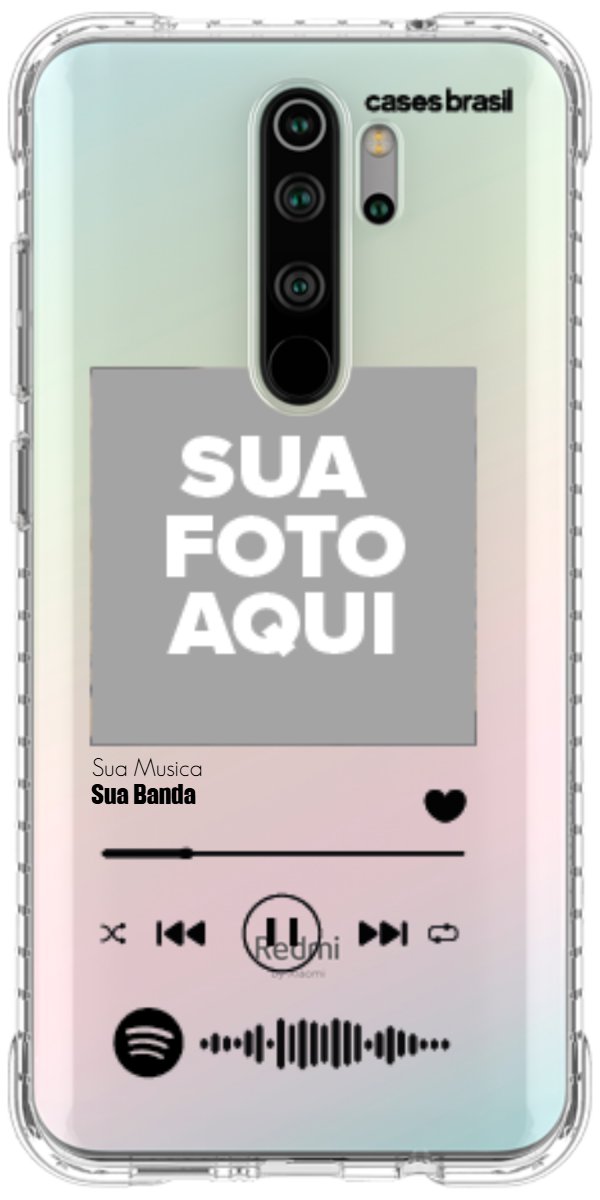 Capinha para Celular Polaroid com Sua Música