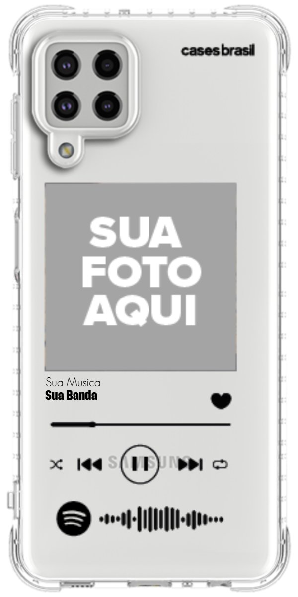 Capinha para Celular Polaroid com Sua Música