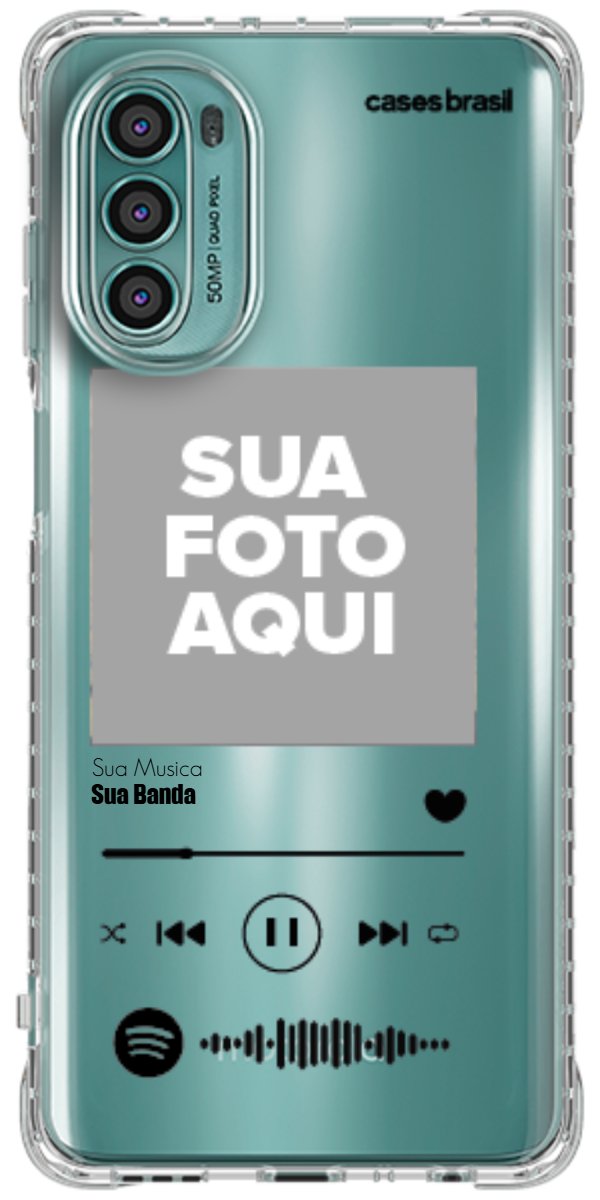 Capinha para Celular Polaroid com Sua Música