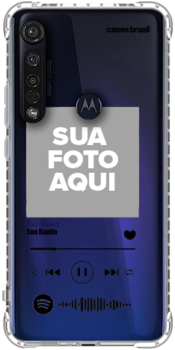 Capinha para Celular Polaroid com Sua Música