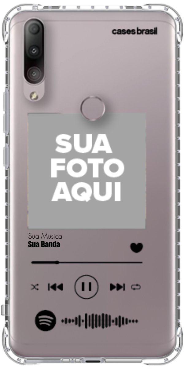 Capinha para Celular Polaroid com Sua Música