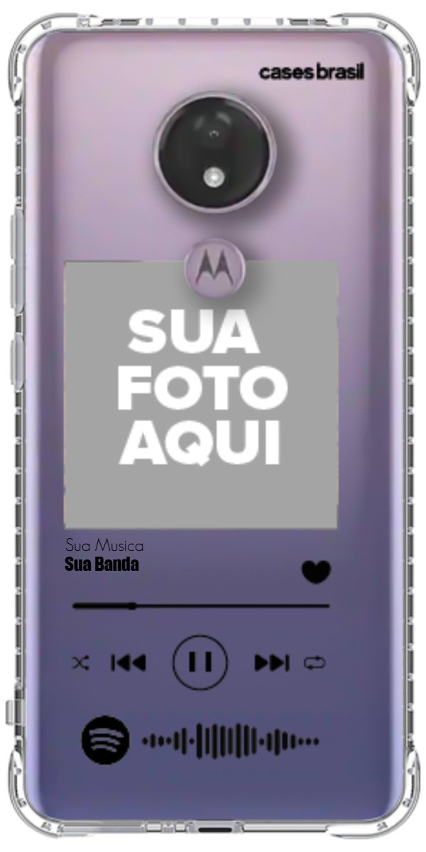 Capinha para Celular Polaroid com Sua Música