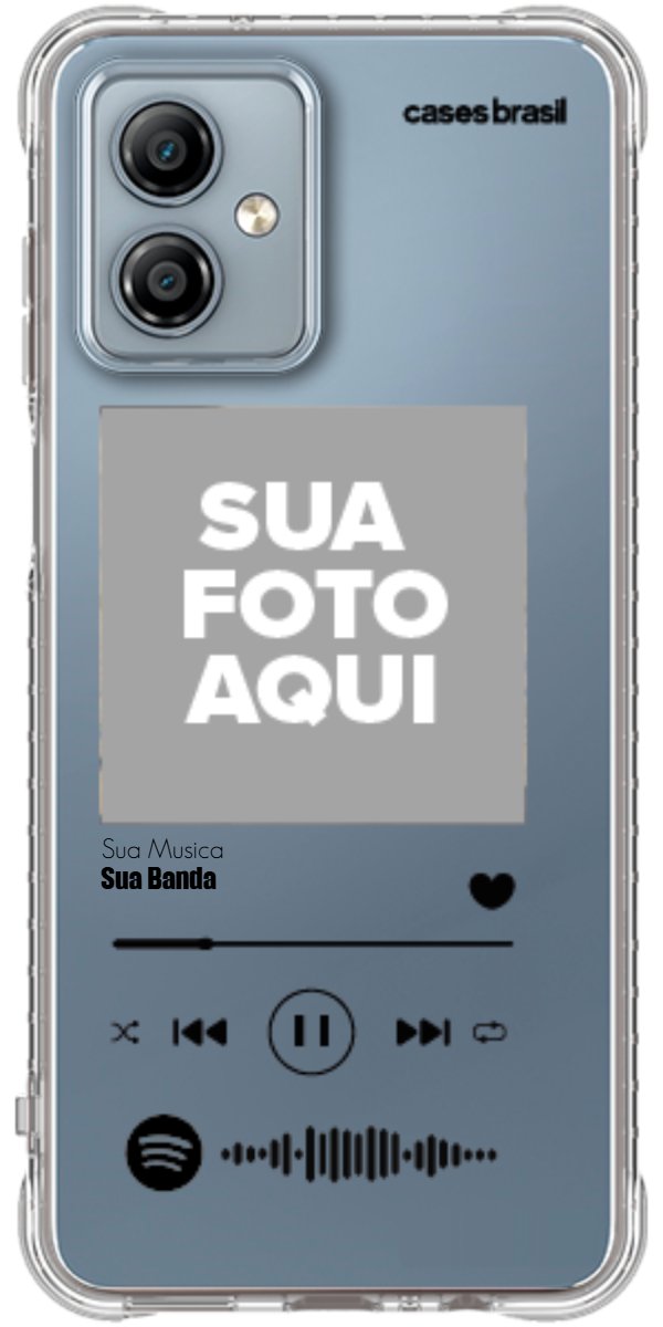 Capinha para Celular Polaroid com Sua Música