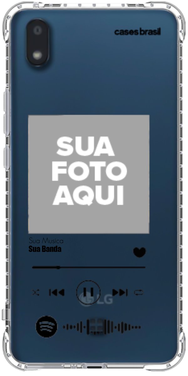 Capinha para Celular Polaroid com Sua Música