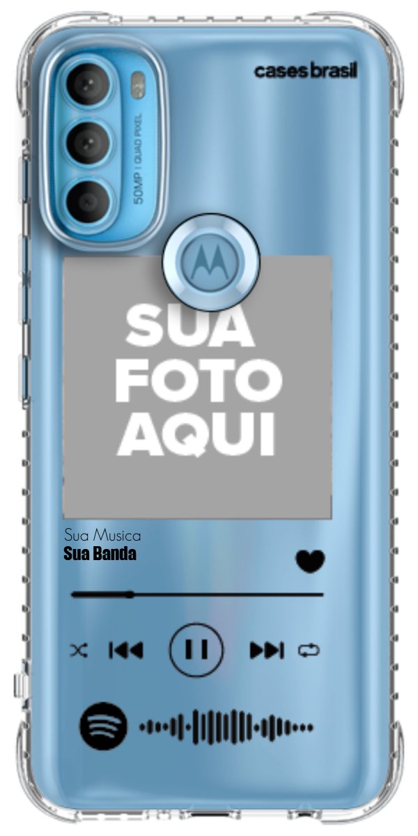 Capinha para Celular Polaroid com Sua Música