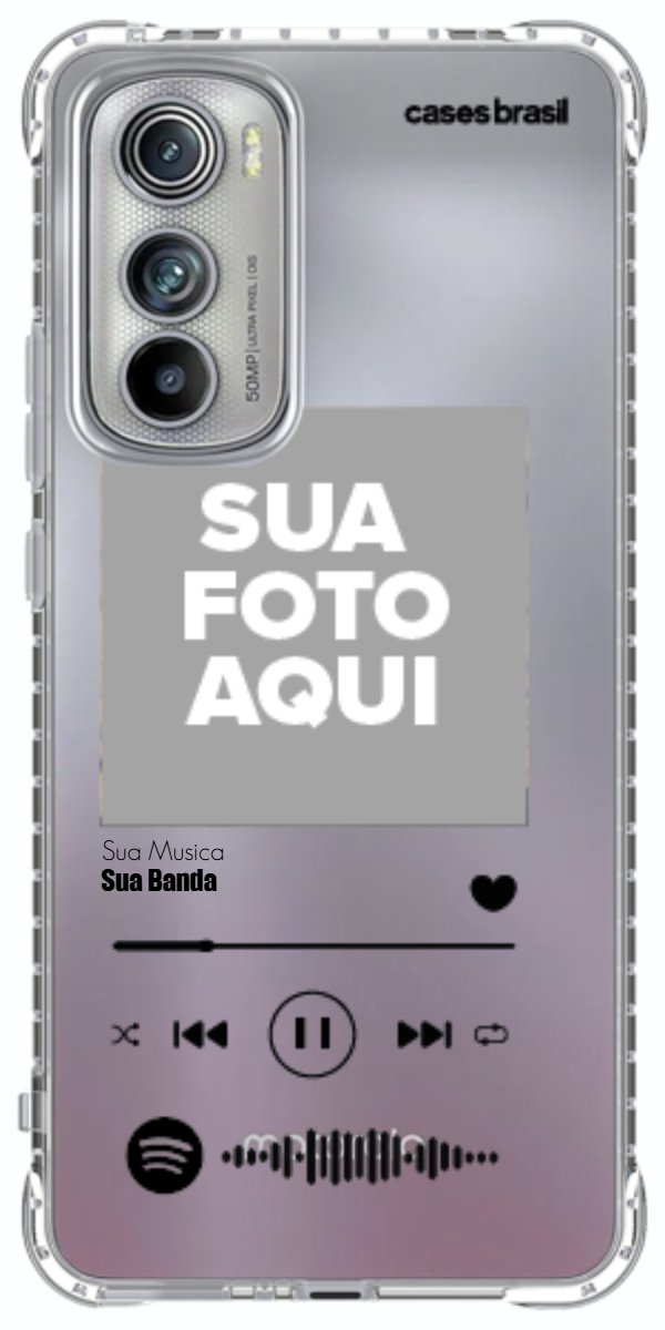 Capinha para Celular Polaroid com Sua Música