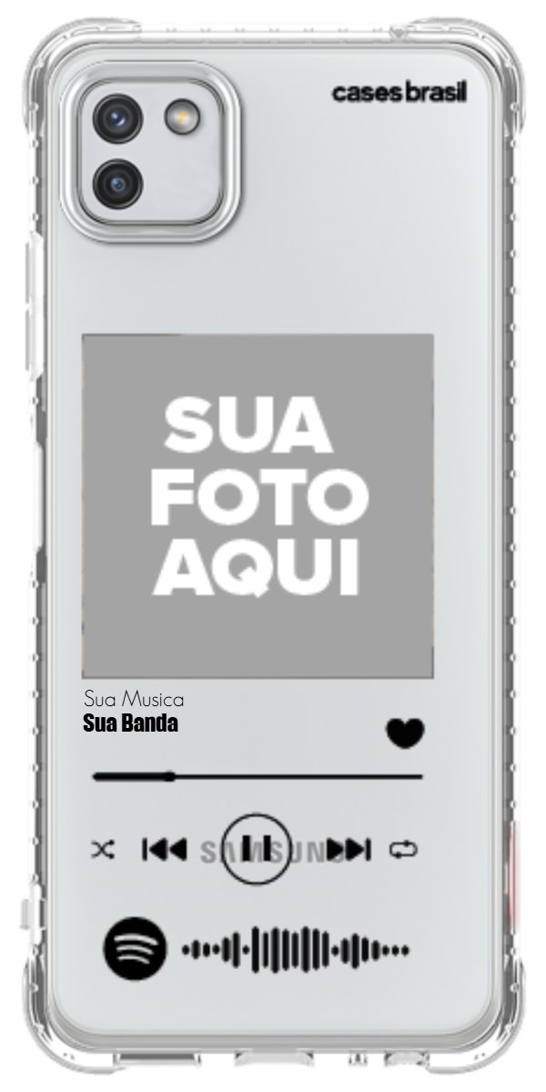 Capinha para Celular Polaroid com Sua Música