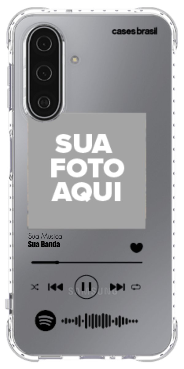 Capinha para Celular Polaroid com Sua Música