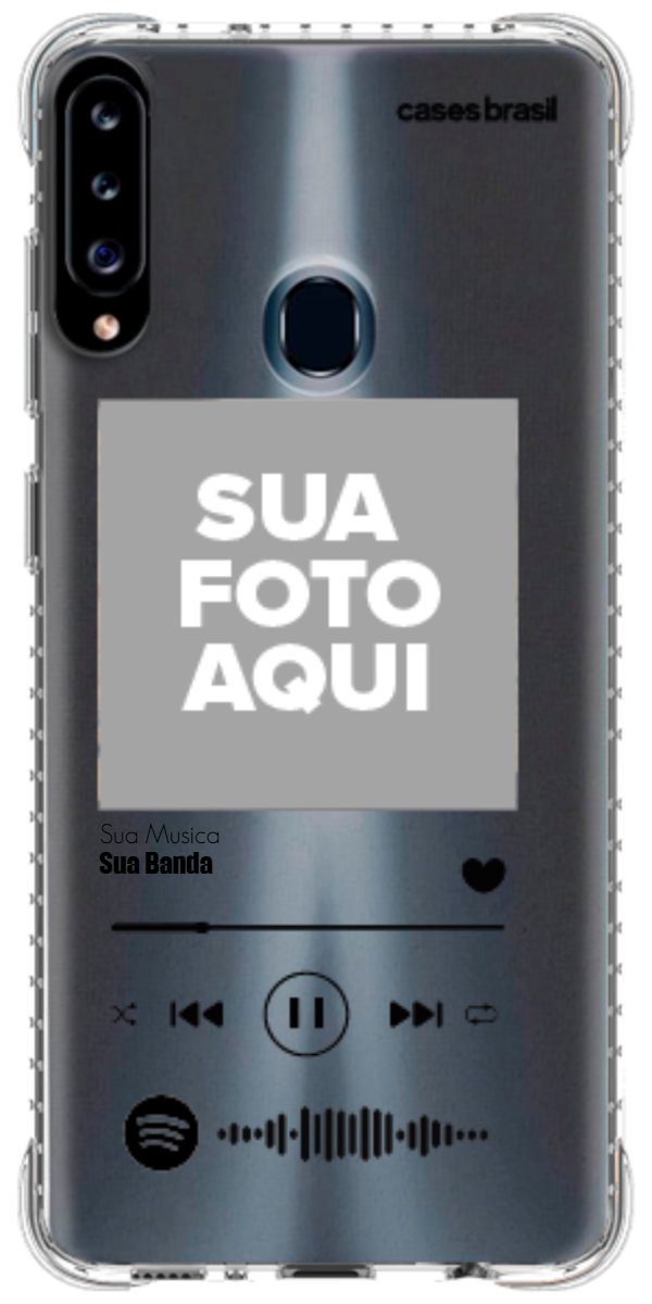 Capinha para Celular Polaroid com Sua Música