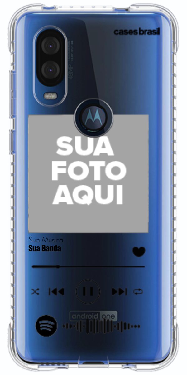 Capinha para Celular Polaroid com Sua Música