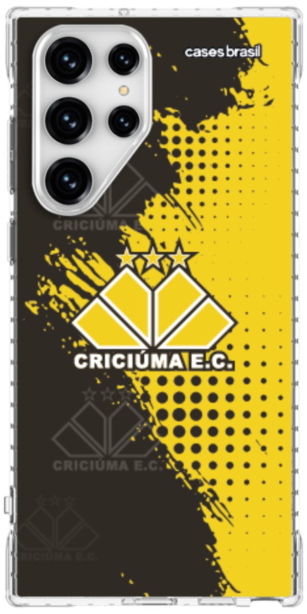 Capinha para celular Criciúma Estampa Oficial 02