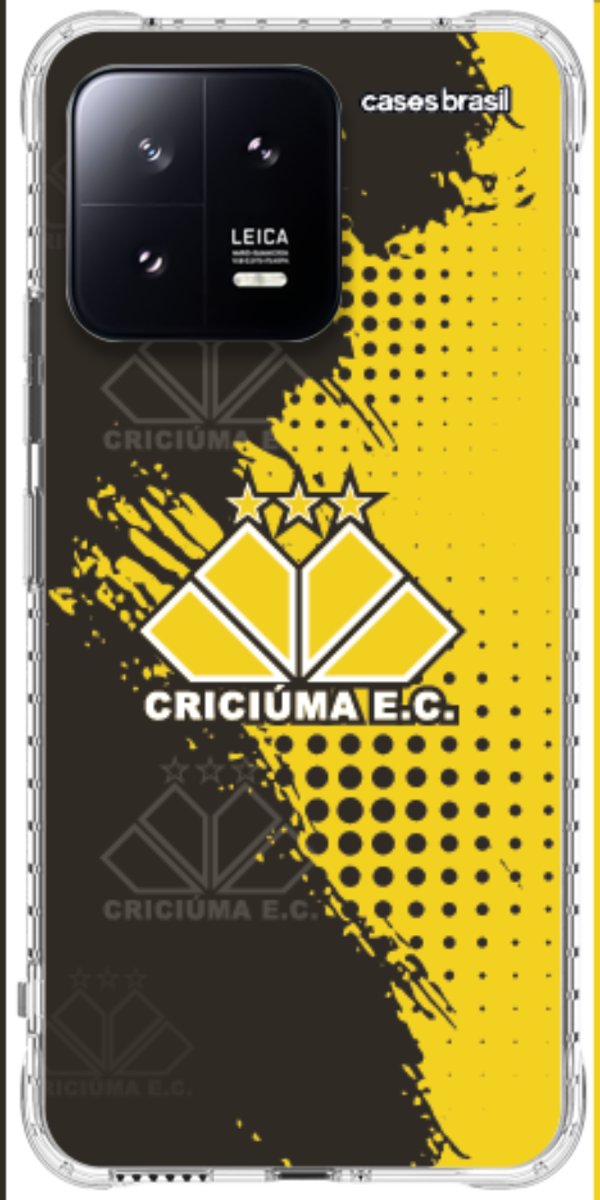 Capinha para celular Criciúma Estampa Oficial 02