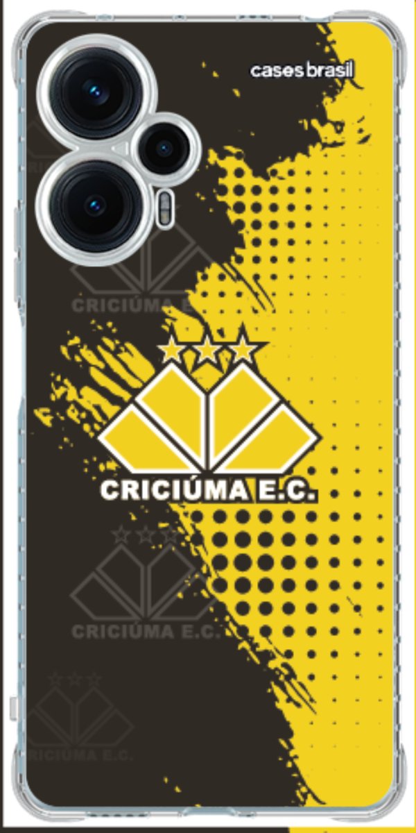 Capinha para celular Criciúma Estampa Oficial 02