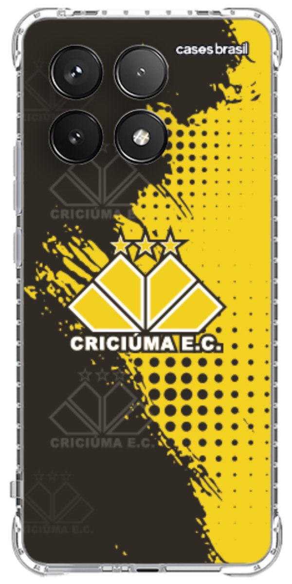 Capinha para celular Criciúma Estampa Oficial 02