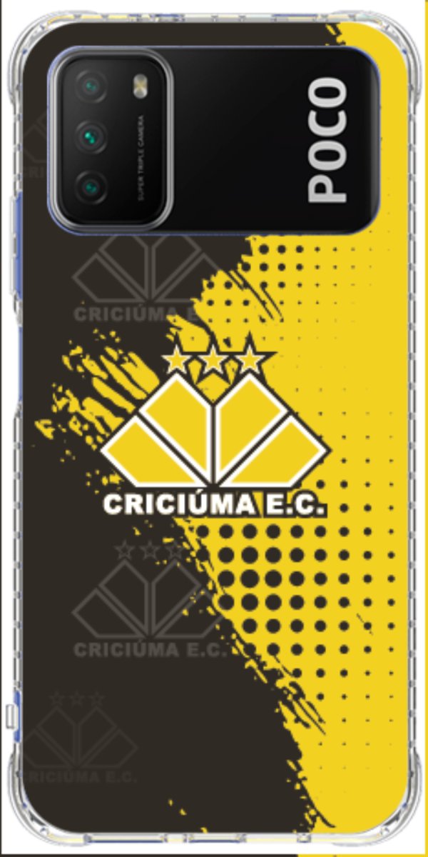 Capinha para celular Criciúma Estampa Oficial 02