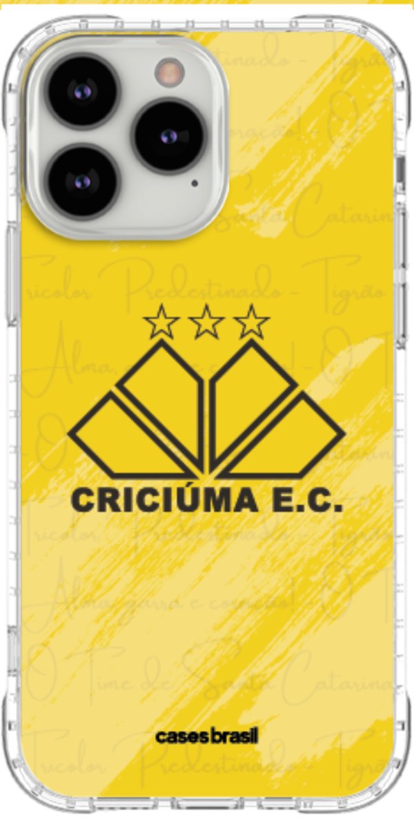 Capinha para Celular Criciúma Estampa Oficial 04