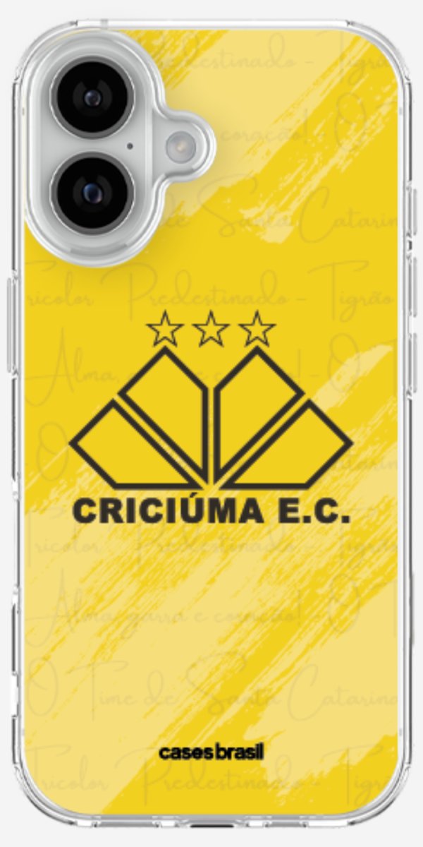 Capinha para Celular Criciúma Estampa Oficial 04