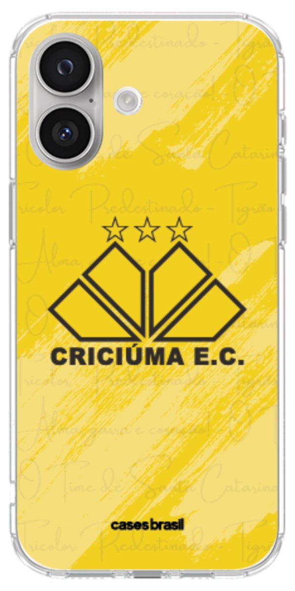 Capinha para Celular Criciúma Estampa Oficial 04