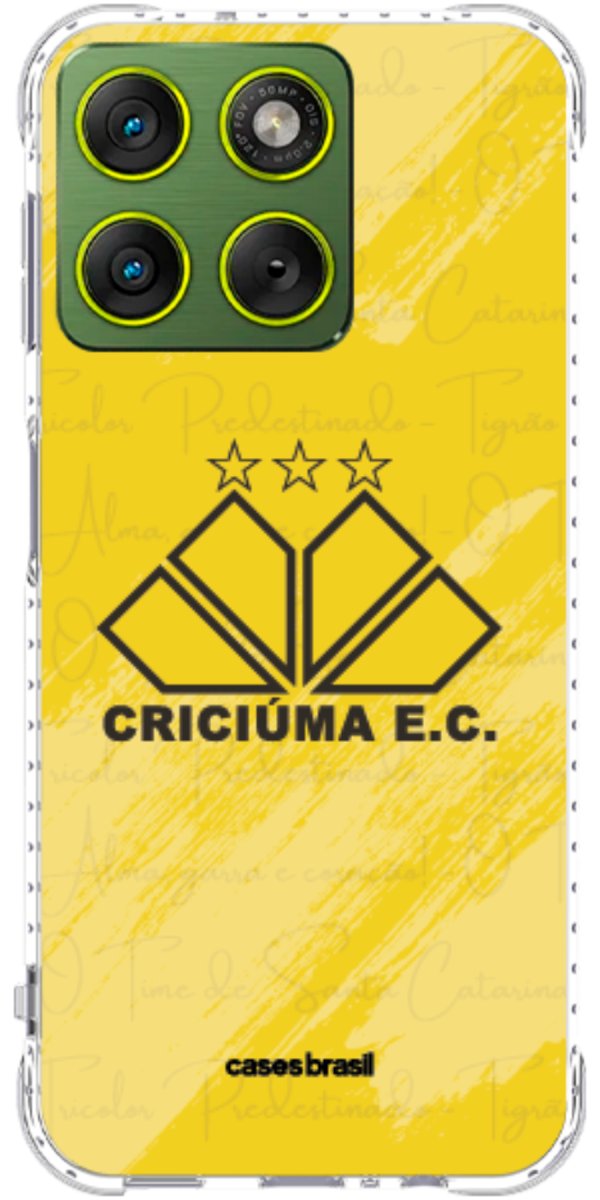 Capinha para Celular Criciúma Estampa Oficial 04