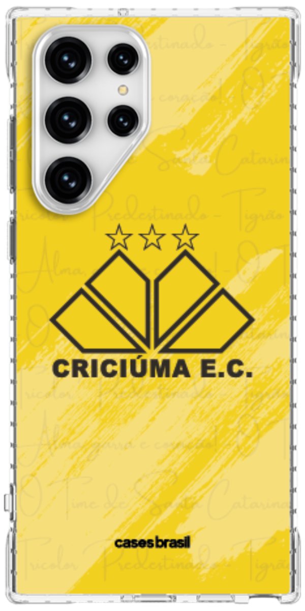 Capinha para Celular Criciúma Estampa Oficial 04