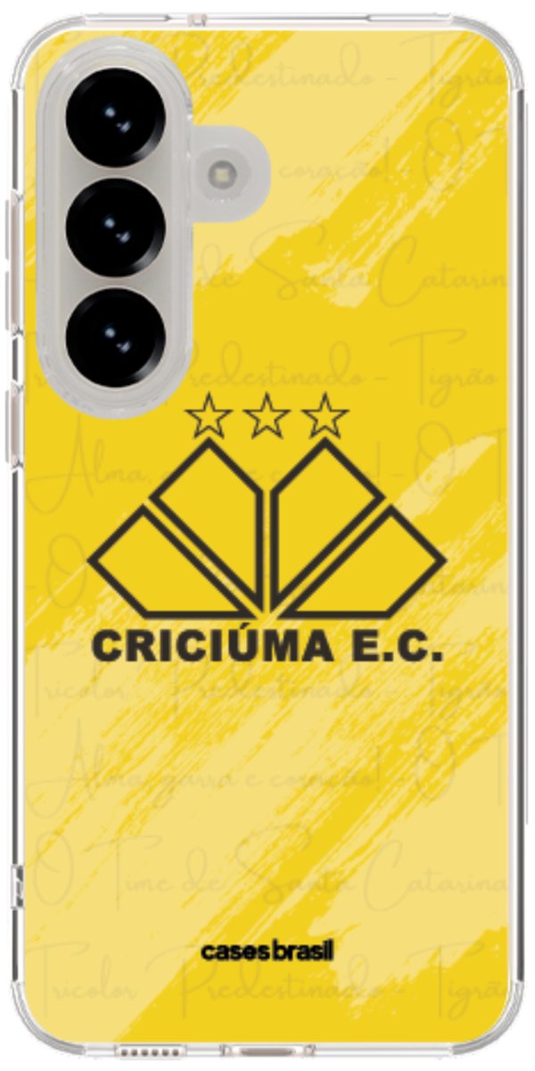 Capinha para Celular Criciúma Estampa Oficial 04