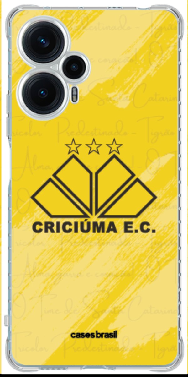 Capinha para Celular Criciúma Estampa Oficial 04