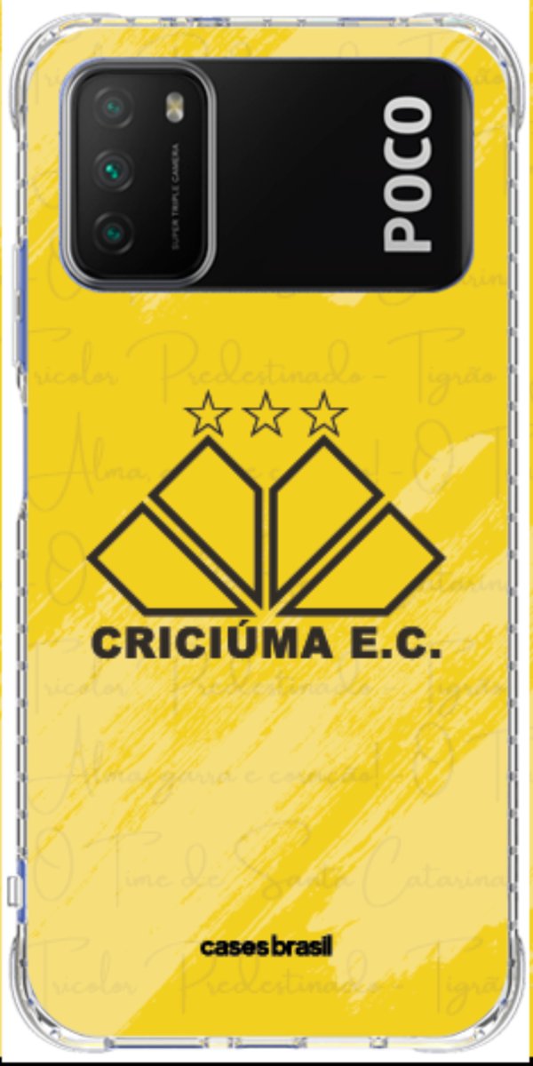 Capinha para Celular Criciúma Estampa Oficial 04