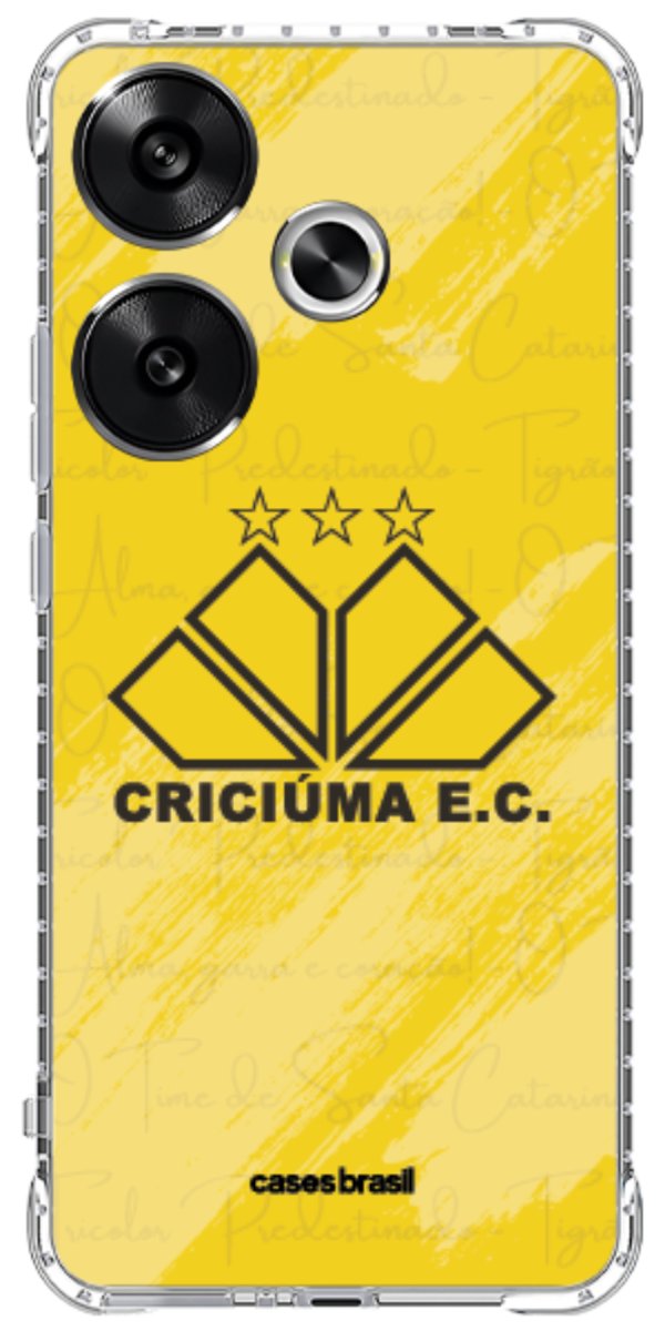 Capinha para Celular Criciúma Estampa Oficial 04