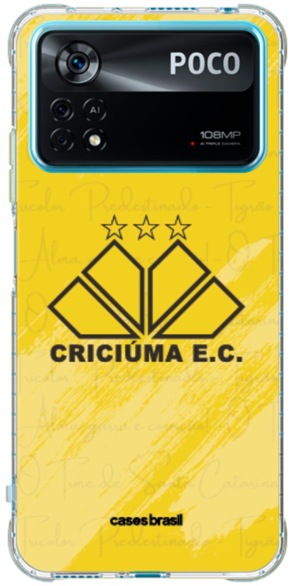 Capinha para Celular Criciúma Estampa Oficial 04