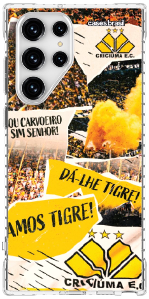 Capinha para Celular Criciúma Estampa Oficial 07