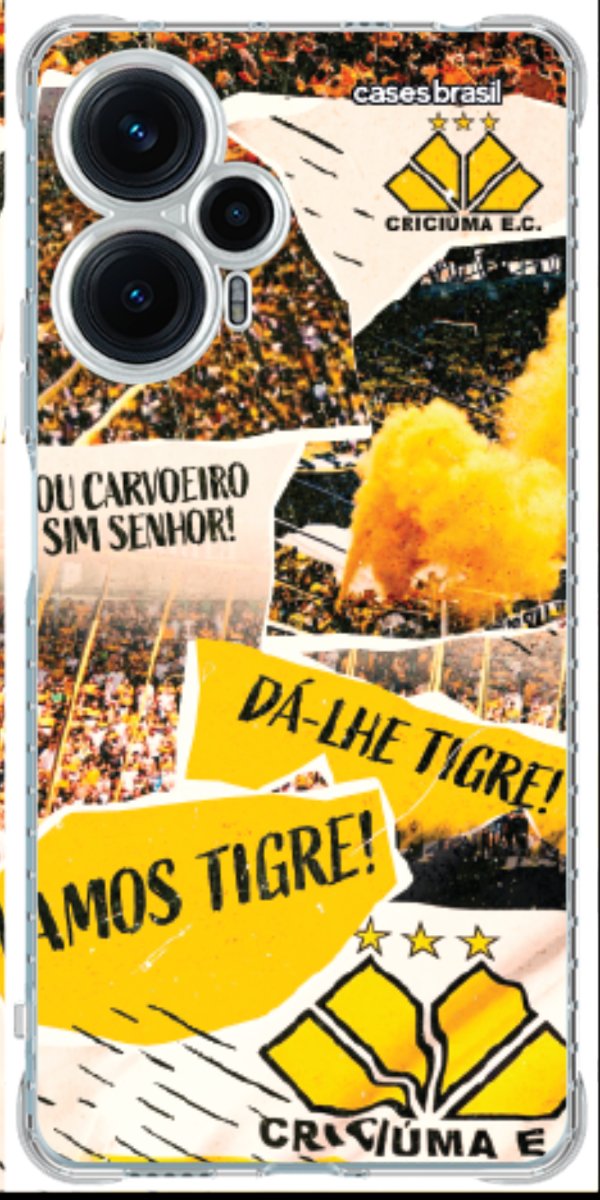 Capinha para Celular Criciúma Estampa Oficial 07